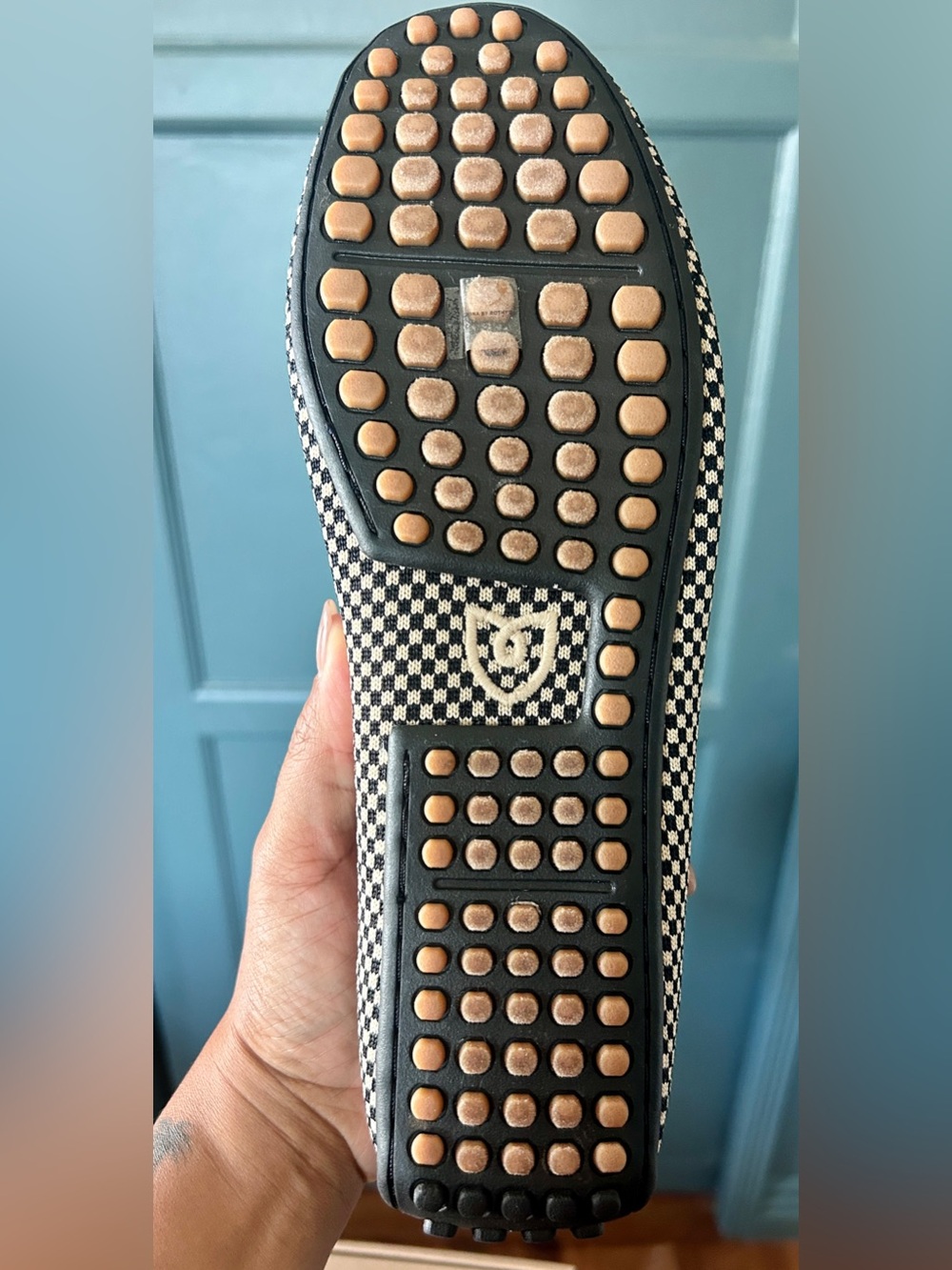 NWT Rothy's The Double Bit Driver Classic Micro Check Loafers Size 10 - Picture 4 of 8